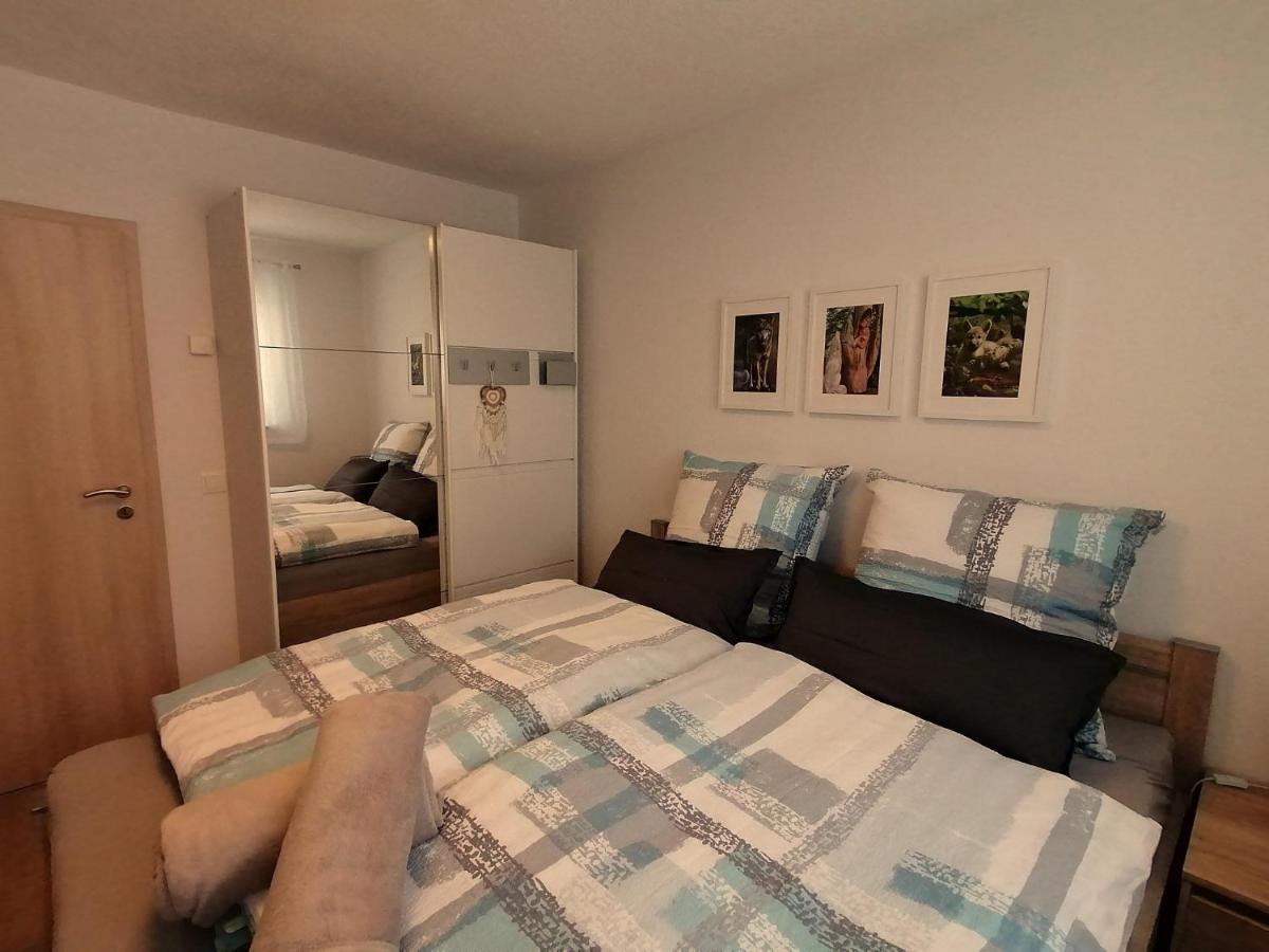 Ferienwohnung Am Wolfsweg 메르지그 외부 사진